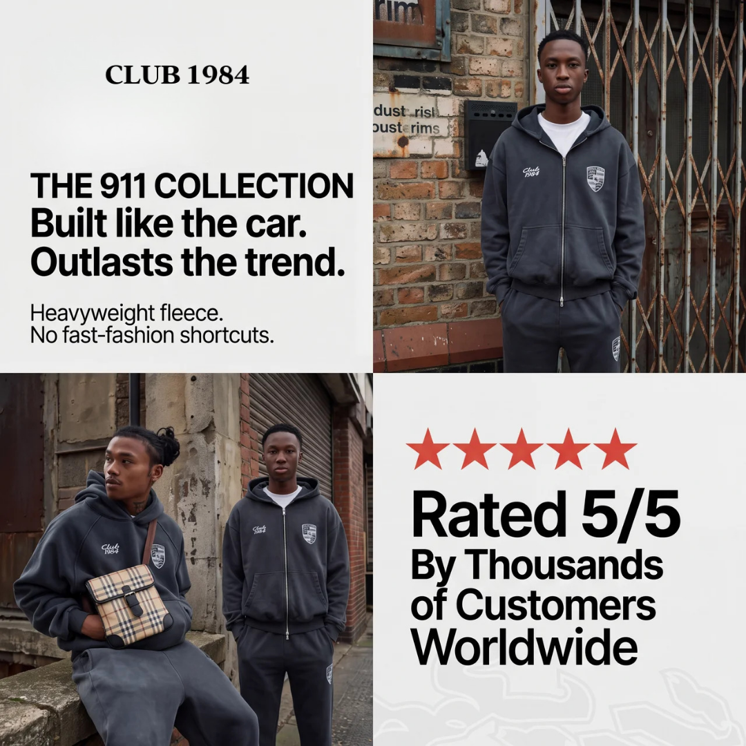 Club 1984 ad — the 911 collection, built like the car