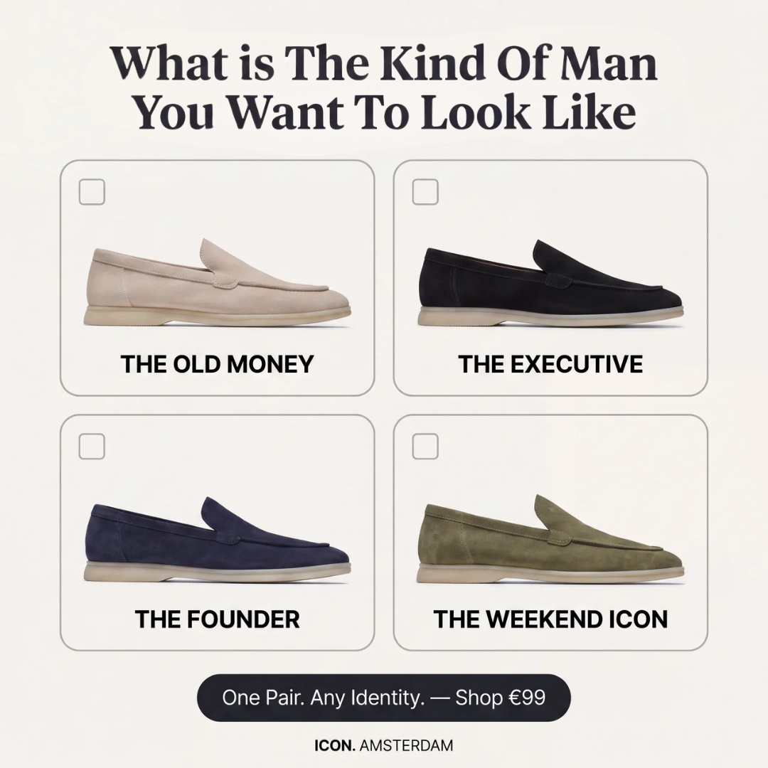 Icon Amsterdam ad — what kind of man do you want to look like
