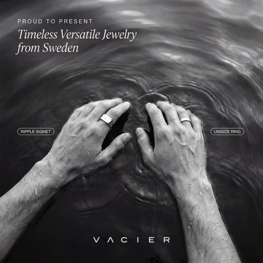 Vacier jewelry ad — the fit was always the point