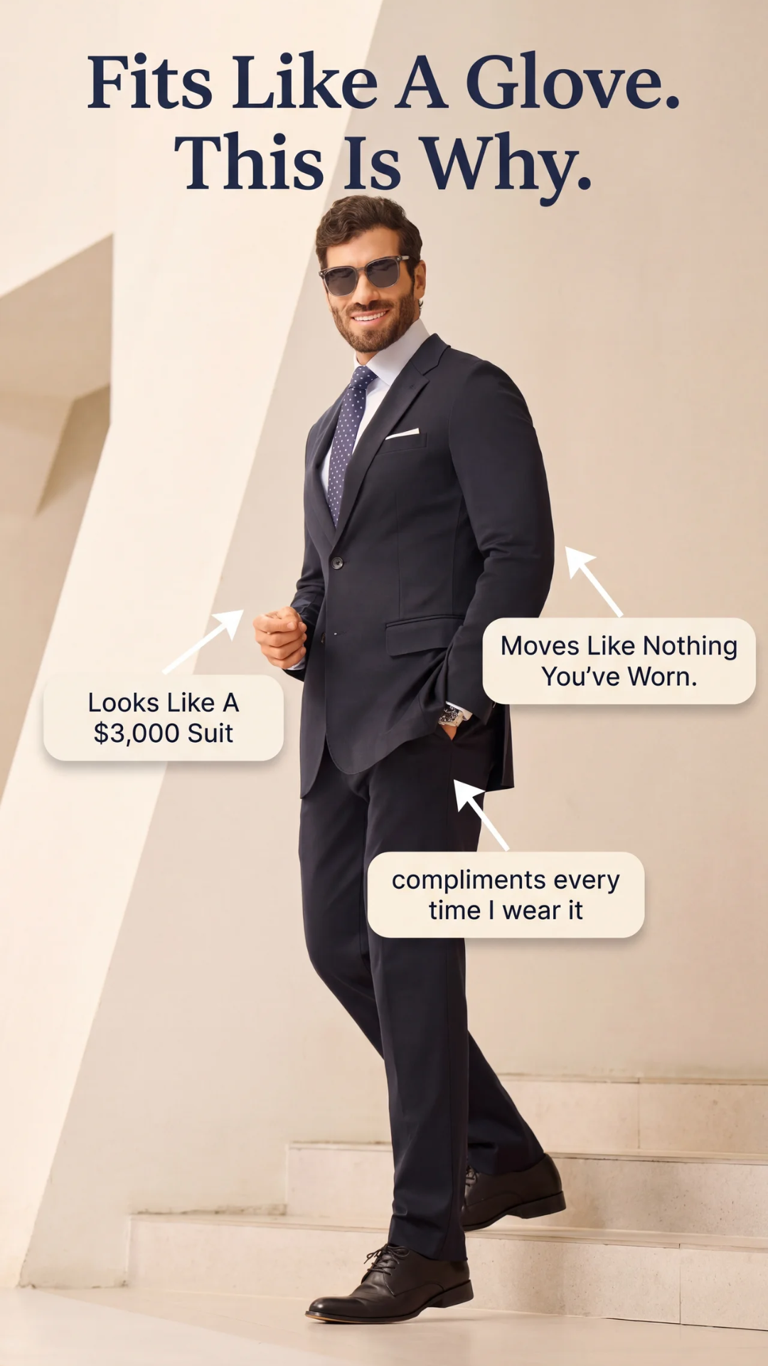 xSuit ad — fits like a glove, this is why